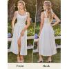 image:imageScarlet Darkness Corset Dress for Women 2026 Renaissance Costume Summer Maxi Cocktail Party Dresses with PocketsWhite