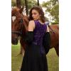 image:imageScarlet Darkness Corset Tops for Women Renaissance Lace Up Corset Velvet Underbust Boned Bustier Bodice