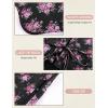 image:imageScarlet Darkness Floral Corset Tops for Women Renaissance Corset Boned Lace Up Bustier TopsBlack Rose Floral