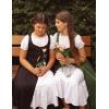 image:imageScarlet Darkness Girls Renaissance Dress Medieval A Line Maxi Dresses Two Piece SetDark Green