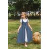 image:imageScarlet Darkness Girls Renaissance Dress Medieval A Line Maxi Dresses Two Piece SetGrey Blue