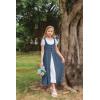 image:imageScarlet Darkness Girls Renaissance Dress Medieval A Line Maxi Dresses Two Piece SetGrey Blue