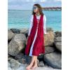 image:imageScarlet Darkness Girls Renaissance Dress Medieval Peasant Long Sleeve DressesRed