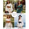 image:imageScarlet Darkness Renaissance Corset Belt Laceup Tied Waspie Wide Elastic Waist Belts for WomenBrown