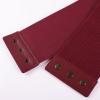 image:imageScarlet Darkness Renaissance Corset Belt Laceup Tied Waspie Wide Elastic Waist Belts for WomenWine Red Floral