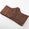image:imageScarlet Darkness Renaissance Corset Belt for Women Medieval Vintage Boned Underbust Bustier TopBrown Jacquard
