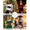 image:imageScarlet Darkness Renaissance Corset Belt for Women Medieval Vintage Boned Underbust Bustier TopDark Black
