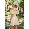 image:imageScarlet Darkness Renaissance Costume Women Corset Dress Midi Off Shoulder Fairy DressesApricot