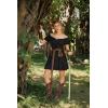 image:imageScarlet Darkness Renaissance Costume Women Corset Dress Midi Off Shoulder Fairy DressesBlack
