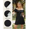 image:imageScarlet Darkness Renaissance Costume Women Corset Dress Midi Off Shoulder Fairy DressesBlack