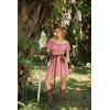 image:imageScarlet Darkness Renaissance Costume Women Corset Dress Midi Off Shoulder Fairy DressesDusty Pink