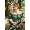 image:imageScarlet Darkness Renaissance Costume Women Corset Dress Midi Off Shoulder Fairy DressesGreen