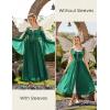 image:imageScarlet Darkness Renaissance Costume Women Fairy Corset Dress Medieval 2 Piece Set Bell Sleeve Cosplay OverdressDark Green