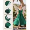 image:imageScarlet Darkness Renaissance Costume Women Fairy Corset Dress Medieval 2 Piece Set Bell Sleeve Cosplay OverdressDark Green