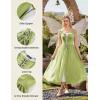 image:imageScarlet Darkness Renaissance Costume Women Fairy Corset Dress Medieval 2 Piece Set Bell Sleeve Cosplay OverdressLight Green