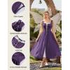 image:imageScarlet Darkness Renaissance Costume Women Fairy Corset Dress Medieval 2 Piece Set Bell Sleeve Cosplay OverdressPurple