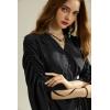 image:imageScarlet Darkness Renaissance Costume Women Fairy Dress V Neck Drawstring Bell Sleeve Long Dress with Pockets