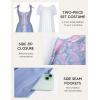 image:imageScarlet Darkness Renaissance Costume Women Medieval Corset Dress Puff Sleeve Fairy DressLavender
