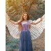 image:imageScarlet Darkness Renaissance Costume Women Medieval Corset Dress Puff Sleeve Fairy DressLavender