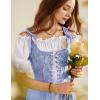 image:imageScarlet Darkness Renaissance Costume Women Medieval Corset Dress Puff Sleeve Fairy DressLavender