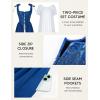 image:imageScarlet Darkness Renaissance Costume Women Medieval Corset Dress Puff Sleeve Fairy DressNavy Blue