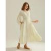 image:imageScarlet Darkness Renaissance Costume Women Off Shoulder Bell Sleeve Tiered Maxi DressApricot