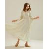 image:imageScarlet Darkness Renaissance Costume Women Off Shoulder Bell Sleeve Tiered Maxi DressApricot