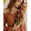 image:imageScarlet Darkness Renaissance Costume Women Off Shoulder Bell Sleeve Tiered Maxi DressRust