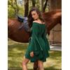 image:imageScarlet Darkness Renaissance Costume Women Pirate Peasant Off Shoulder Bell Sleeve Fairy DressGreen