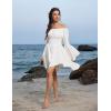 image:imageScarlet Darkness Renaissance Costume Women Pirate Peasant Off Shoulder Bell Sleeve Fairy DressWhite
