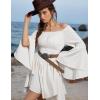 image:imageScarlet Darkness Renaissance Costume Women Pirate Peasant Off Shoulder Bell Sleeve Fairy DressWhite