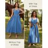 image:imageScarlet Darkness Renaissance Dress Women Lace Up Cottagecore Sleeveless Long Dress Medieval CostumeBlue
