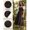 image:imageScarlet Darkness Renaissance Dress Women Lace Up Cottagecore Sleeveless Long Dress Medieval CostumeCoffee