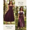 image:imageScarlet Darkness Renaissance Dress Women Lace Up Cottagecore Sleeveless Long Dress Medieval CostumeDark Red