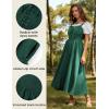 image:imageScarlet Darkness Renaissance Dress Women Lace Up Cottagecore Sleeveless Long Dress Medieval CostumeGreen