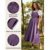 image:imageScarlet Darkness Renaissance Dress Women Lace Up Cottagecore Sleeveless Long Dress Medieval CostumePurple