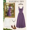 image:imageScarlet Darkness Renaissance Dress Women Lace Up Cottagecore Sleeveless Long Dress Medieval CostumePurple