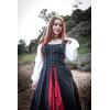 image:imageScarlet Darkness Renaissance Dress Women Pirate Halloween Witchy Cosplay Overdress with PocketsBlack