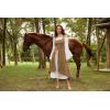 image:imageScarlet Darkness Renaissance Dress Women Pirate Halloween Witchy Cosplay Overdress with PocketsLight Brown