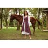 image:imageScarlet Darkness Renaissance Dress Women Pirate Halloween Witchy Cosplay Overdress with PocketsWine