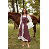 image:imageScarlet Darkness Renaissance Dress Women Pirate Halloween Witchy Cosplay Overdress with PocketsWine