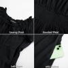image:imageScarlet Darkness Renaissance Dress for Women 2026 Summer Spring Cotton Off The Shoulder Boho Midi DressesBlack