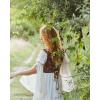 image:imageScarlet Darkness Renaissance Dress for Women Medieval Peasant Dress Long Bell Sleeve DressesApricot