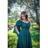 image:imageScarlet Darkness Renaissance Dress for Women Medieval Peasant Dress Long Bell Sleeve DressesGreen