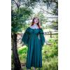 image:imageScarlet Darkness Renaissance Dress for Women Medieval Peasant Dress Long Bell Sleeve DressesGreen