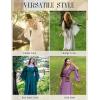 image:imageScarlet Darkness Renaissance Dress for Women Medieval Peasant Dress Long Bell Sleeve DressesRed