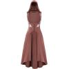 image:imageScarlet Darkness Renaissance Hood Dress for Women Medieval Costume Underbust Pirate Dresses with PocketsMauve Pink