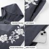 image:imageScarlet Darkness Renaissance Hood Dress for Women Medieval Costume Underbust Pirate Dresses with PocketsSlate Gray