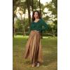 image:imageScarlet Darkness Renaissance Pirate Shirt Women Ruffle Long Sleeve Tops Peasant BlousesGreen