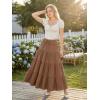 image:imageScarlet Darkness Renaissance Shirt Women Short Sleeve Corset Tops Peasant BlousesOffwhite